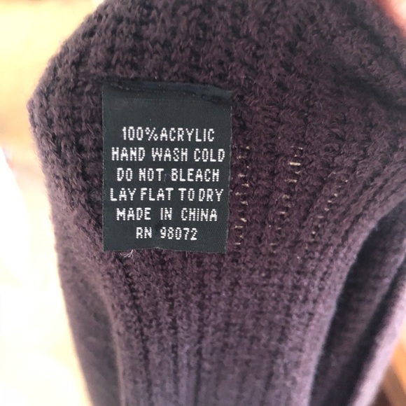 Cejon Fringe Chocolate Sweater Shawl - size- OS - Picture 5 of 6